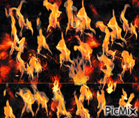 hell fire GIF animé