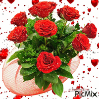GIF RED ROZES Animated GIF