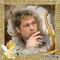Brad Pitt animasyonlu GIF