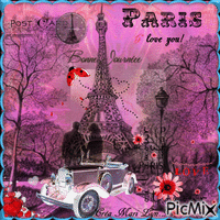 ROMANCE A PARIS-MARY Gif Animado