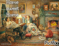 home sweet home - Бесплатный анимированный гифка