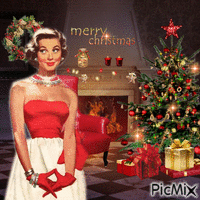 Frohe Weihnachten: Innenraum - Bezmaksas animēts GIF
