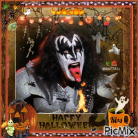 🎃  Rock n Roll Halloween with Gene  🎃  by xRick7701x GIF animé