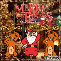 Merry Christmas from Robert and Lori Barones Music Ministry анимированный гифка