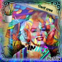 Marylin in ArT Animiertes GIF