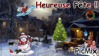 Heureuse Fêtes !! - Δωρεάν κινούμενο GIF