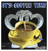 COFFEE TIME AGAIN - Darmowy animowany GIF