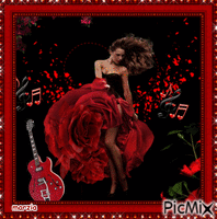 il flamenco - Бесплатный анимированный гифка
