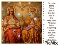 glory be to the Father - Free animated GIF