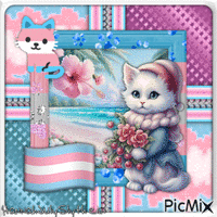 ([(Trans Flag Kitty)]) - 無料のアニメーション GIF