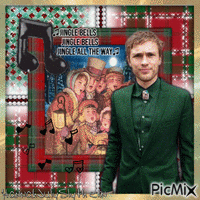 {♫}William Moseley watches Christmas Carolers{♫}