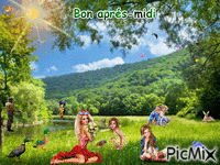BON APRES MIDI 动画 GIF