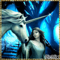 Gothic Unicorn - Zdarma animovaný GIF