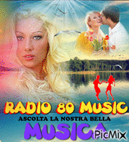 RADIO 80 MUSIC Gif Animado