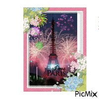 I Love Paris - GIF animasi gratis