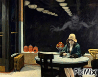 HOPPER PARODIE HALLOWEEN animovaný GIF
