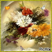 BEAUTIFUL FLOWERS - Бесплатный анимированный гифка