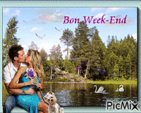 Bon Week end animovaný GIF