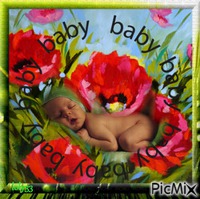 portrait bébé - PNG gratuit