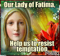 Our Lady of Fatima - GIF เคลื่อนไหวฟรี