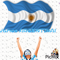 VAMOS ARGENTINA - GIF animado gratis