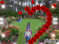 coração de mãe - Безплатен анимиран GIF