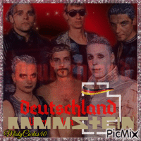 Rammstein Deutschland animowany gif
