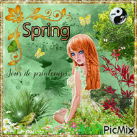 Spring 🌹🌻🌾 - Gratis animerad GIF