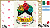 Apoyo a México. - GIF animado grátis