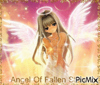 L'ange tombée des étoiles - GIF animé gratuit