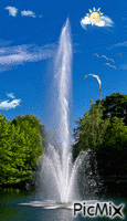 repuxo de agua no rio - 無料のアニメーション GIF
