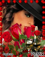 j'adore les roses - Безплатен анимиран GIF