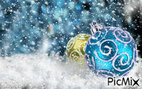 Christmas Snow - GIF animé gratuit