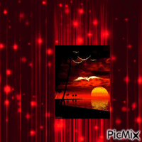 Red Moon - Free animated GIF