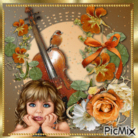 fille and violin
