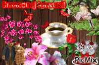 Smacznej kawusi - Darmowy animowany GIF
