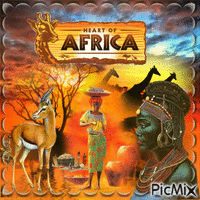 L’Afrique et ses habitant - GIF animé gratuit