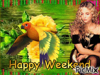 Happy Weekend - GIF animé gratuit