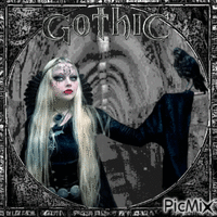 Gothic Witch GIF animé