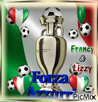 Forza Azzurri - Бесплатный анимированный гифка