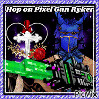 811game Hop on Pixel Gun アニメーションGIF