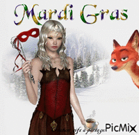 Mardi Gras animovaný GIF