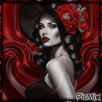 Rojo y negro - Bezmaksas animēts GIF