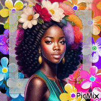 African woman - contest GIF animé