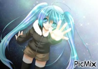 Miku Hatsune - GIF animate gratis