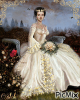Princesse vintage - Darmowy animowany GIF