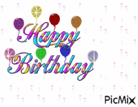 Happy Birthday - GIF animado gratis