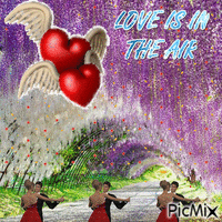 love is in the air - GIF animate gratis