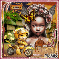 "Fantasy africaine" - Free animated GIF