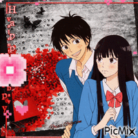 Concours :  Saint Valentin - Manga - Darmowy animowany GIF